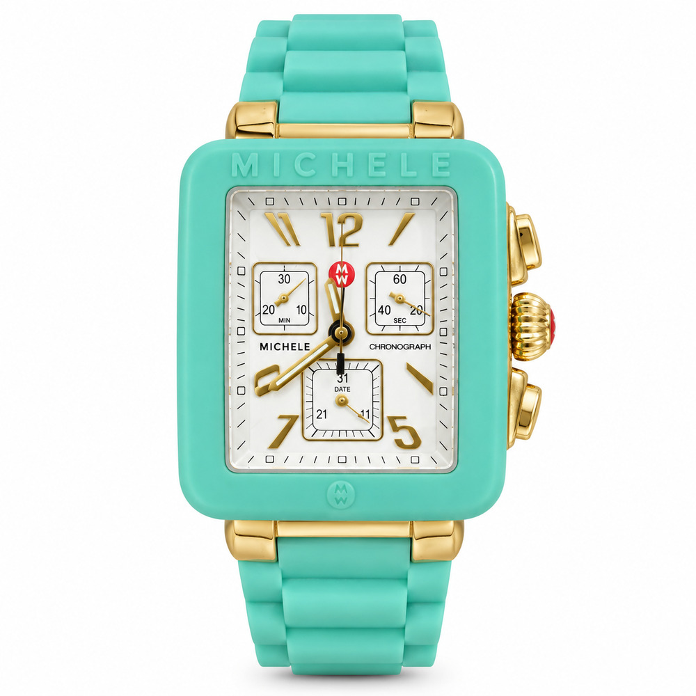 Women's Michele Park Jelly Bean Seafoam Watch - SEE DESCRIPTION